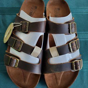 White Mountain Women's Greatest Footbed Slide Sandals